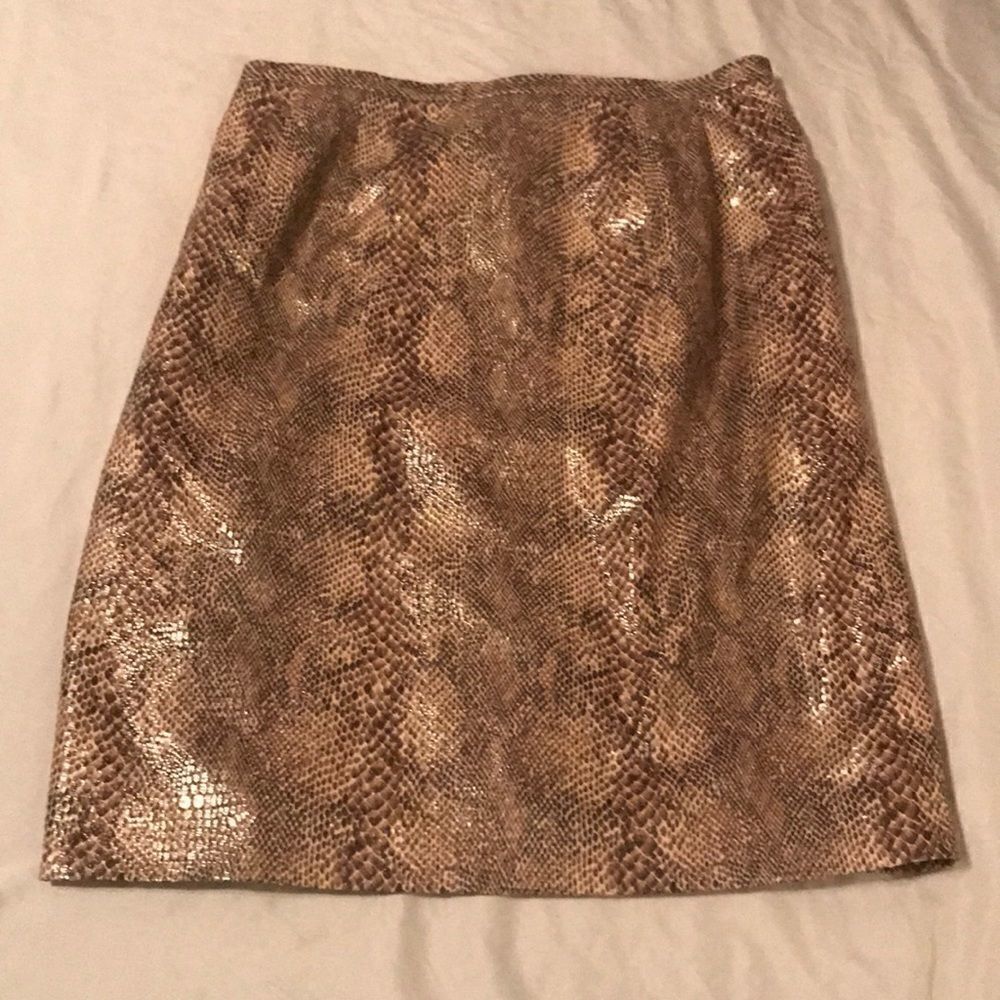 Harve Benard faux Snakeskin Skirt - Size 10